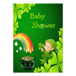 Cute St. Patrick's Day Baby Shower Invites