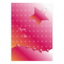 Cute Star and Dots Gift Tag business cards