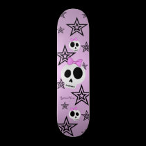 Cute Stars n Skulls Deck skateboards