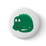 Cute Stegosaurus Pinback Button