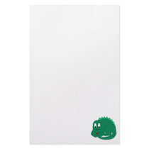 Cute Stegosaurus stationery