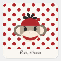 Cute Stickers By The Sock Monkey Shoppe