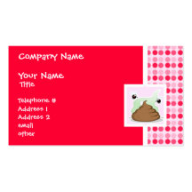 Cute Stinky Poo Business Cards