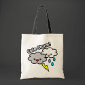 Cute Storm tote bags