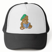 Cute Story Time Teddy Bear Design Trucker Hats