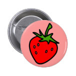 Cute Strawberry button