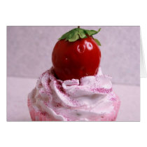Cute Strawberry Cupcake cards by SweetStreet Cute Strawberry Cupcake cards