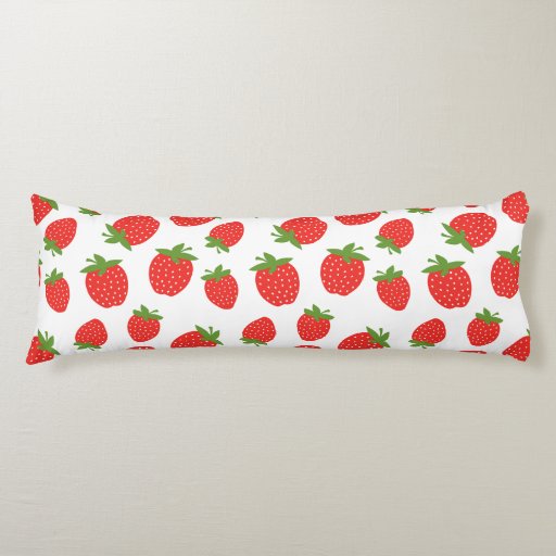 kawaii strawberry pillow