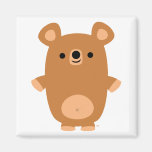 Cute Strong Cartoon Bear magnet