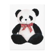 Cute Stuffed Panda postcards by fstasu Cute Stuffed Panda postcards