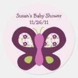 Cute Sugar Plum Butterfly Stickers/Envelope Seals