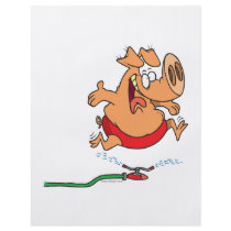 cute summer sprinkler piggy pig flyer