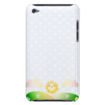Cute sun kawaii cartoon Case-Mate iPod touch case