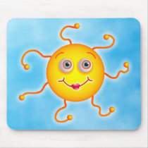 Cute Sun Mouse Pads