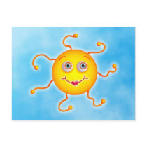 Cute Sun Post Card