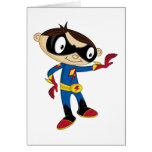 Cute Superhero Boy Cards