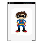 Cute Superhero Boy iPad 3 Decals