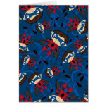 Cute Superhero Boy Pattern Greeting Cards