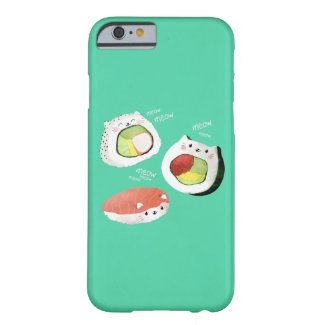 Cute Sushi Cat iPhone 6 Case