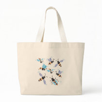 cute swarm of bees bags