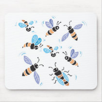 cute swarm of bees mousepads by doonidesignsanimals cute swarm of bees mousepads