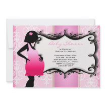 CUTE Sweet Baby Girl Pink Shower Custom Invites