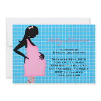 CUTE Sweet Baby Girl Pink Shower Personalized Invite