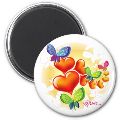 Cute Sweet Colorfull Summer Love Friendship Refrigerator Magnet
