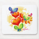 Cute Sweet Colorfull Summer Love Friendship mousepads