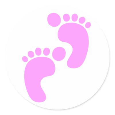 Cute Sweet Footsteps Funny Shirt stickers