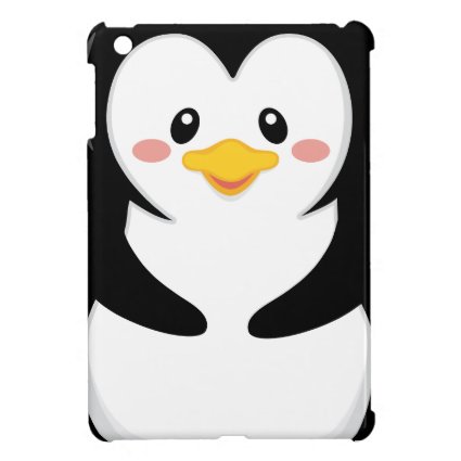 cute sweet little penguin cartoon iPad mini case