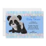 CUTE Sweet Plush Baby Panda Bear Baby Shower Invitation