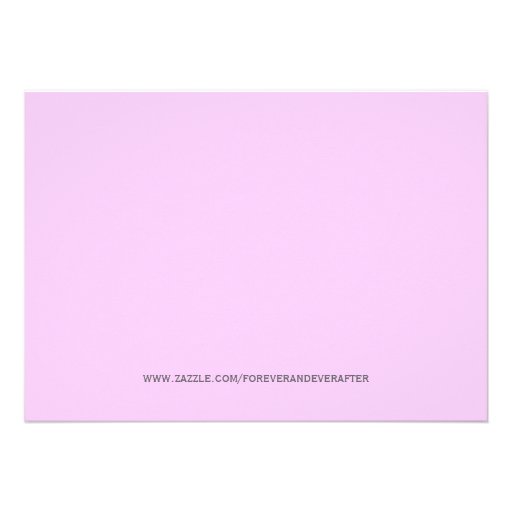 CUTE Sweet Plush Pink Bunny Rabbit Birthday Invitation