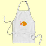 Cute Sweet Whimsical Love Goldfish Apron aprons
