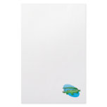 cute swimming alligator personalized stationery