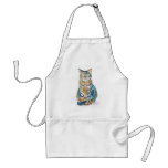 Cute Tabby Cat aprons