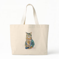 Cute Tabby Cat Bag