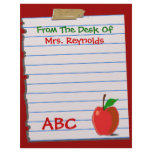 Cute Teacher Stationery letterhead