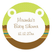 Cute Teddy Bear Baby Shower Sticker sticker