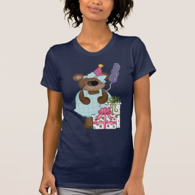 Cute Teddy Bear Birthday T-shirt