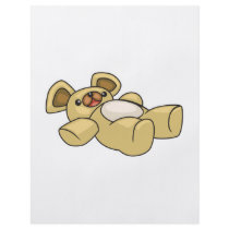 cute teddy bear design personalized flyer