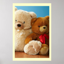 Cute Teddy Bear Friends Print