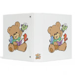 cute teddy bear imagination reading book with pupp binders