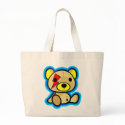 cute teddy bear in rock style bags by derickyeoh cute teddy bear in rock style bags