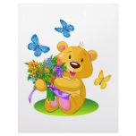 Cute teddy bear letterhead