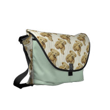 Cute Teddy Bear Medium Courier Bag