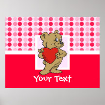 Cute Teddy Bear Print