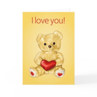 Cute Teddy Hypnotist Valentine card