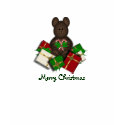 Cute Teddy Merry Christmas Tshirt by HolidayFun Cute Teddy Merry Christmas Tshirt