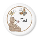 Cute teddy with butterflies magnets by Teddy_Shop Cute teddy with butterflies magnets